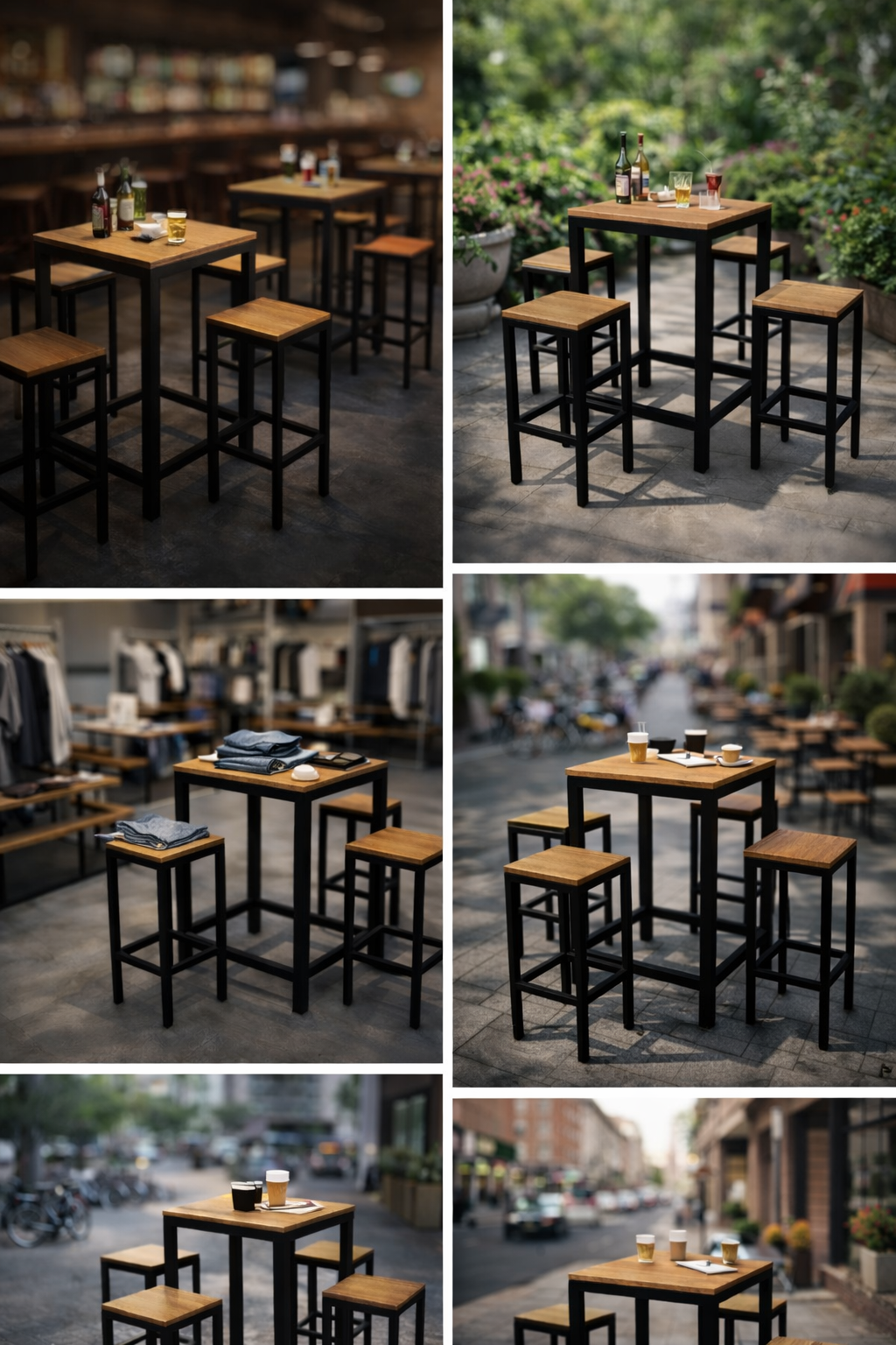 Design-Stehgruppe für Gastronomie & Zuhause