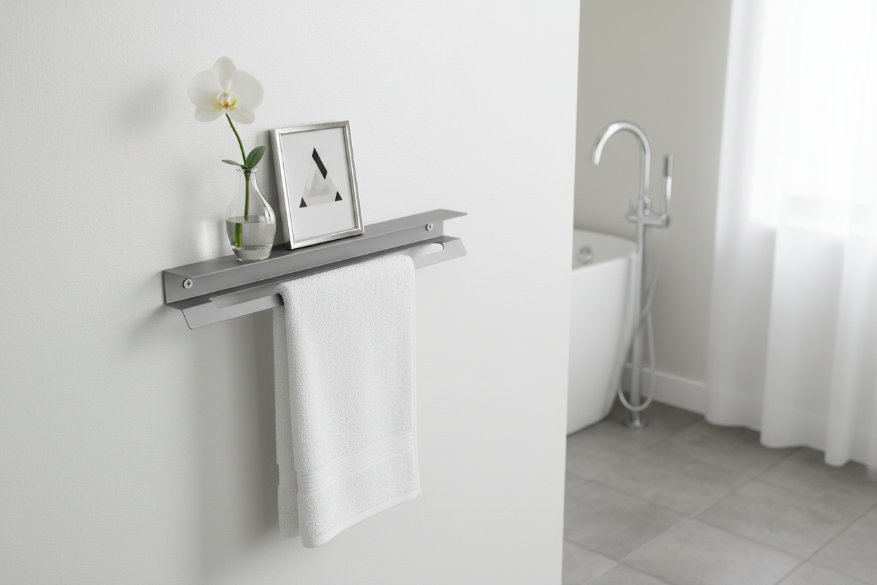 Handtuchhalter aus Metall – Pulverbeschichtet, modern, minimalistisch | In mehreren Farben erhältlich